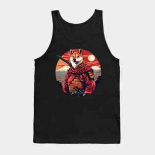 Samurai Shiba Inu Warrior Tank Top